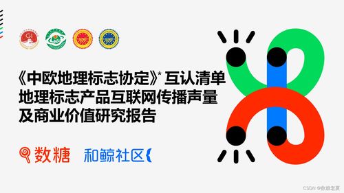 数糖科技联合鲸社区发布《中欧地理标志协定互认清单产品互联网传播声量与商业价值研究报告》——数字广告精准触达新篇章